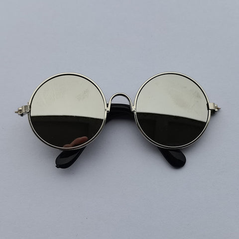 Lovely Vintage Round  Reflection Eye wear glasses For Small Dog dogz&cat