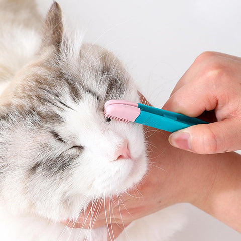 Handheld  Reusable Kitten Eye Cleaning Brush dogz&cat