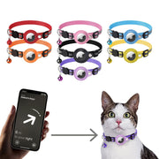 Safe Anti-lost  With GPS Reflective Bell Locator Necklaces dogz&cat
