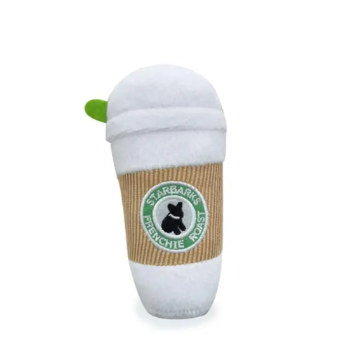 1/2PCS Plush Interactive Toys Durable Coffee Cup Design Dog Voice Toys Chewing Cleaning Products Pet Supplies Dog Sound Toys dogzncat