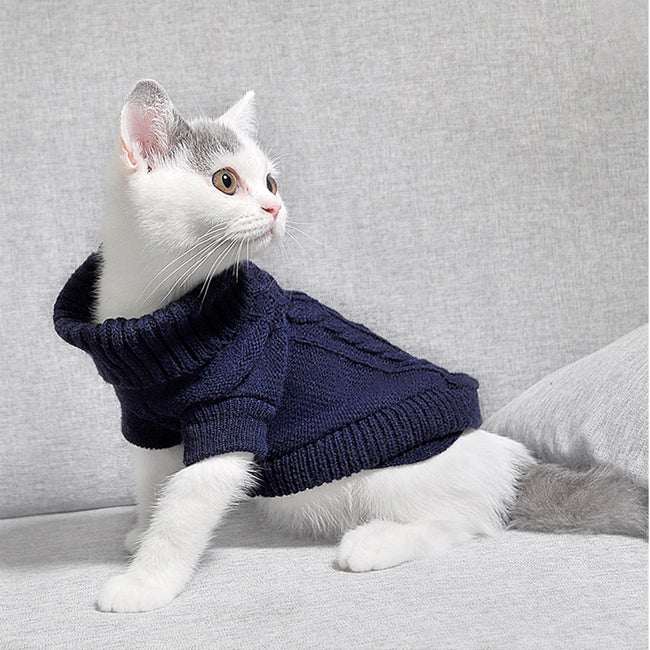 Cat Sweater Winter Warm Cotton Cat  Sweater Clothes dogz&cat