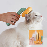 Pumpkin Cat Dog Brush Self Cleaning Slicker Brush Comb for Dogs Cats Grooming Comb Pet Cleaning Grooming Tool Dog Accessories dogzncat