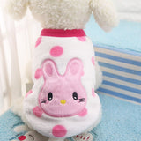 Cute Cartoon Soft Fleece Kitten Coat Jackets dogz&cat