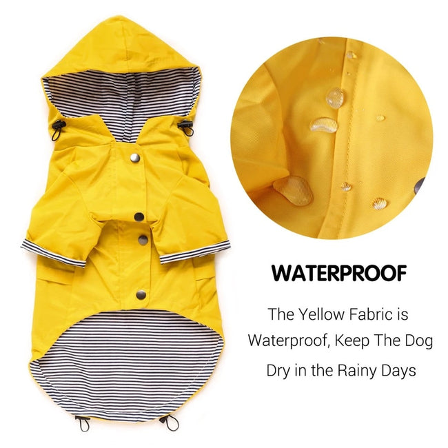 Waterproof Jacket Dogs Raincoat Sport Hoodies dogz&cat