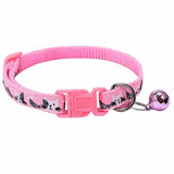 Colorful Pattern Cute Bell Adjustable Collars dogz&cat