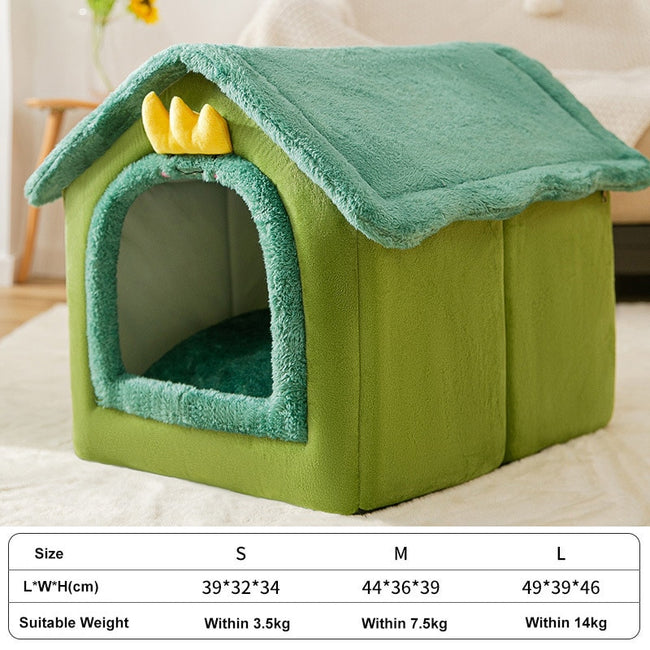 Foldable Dog House Kennel Bed Mat dogz&cat