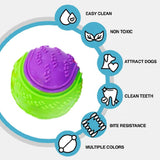 Durable Bouncy Chew Ball Bite Resistant  Training Sound Toy dogz&cat