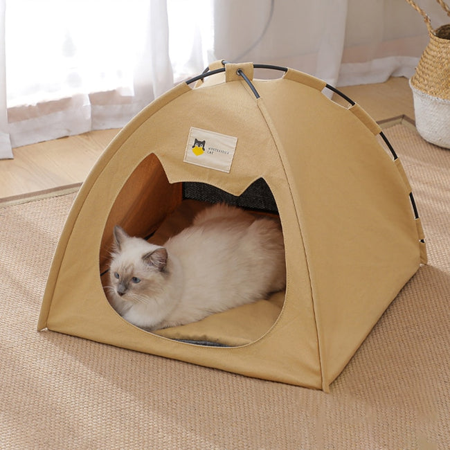 Portable  Removable Washable Cat Bed Cat Tent House dogz&cat