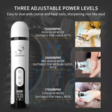 Electric Pet Nail Grinder LED Light Cat Dogs Nail Clippers USB Rechargeable Paws Nail Cutter Grooming Trimmer Pet Supplies dogzncat