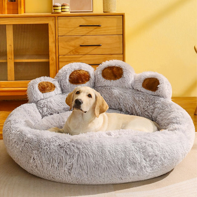 Warm Washable Medium Basket Plush Sofa Beds for Dogs dogz&cat