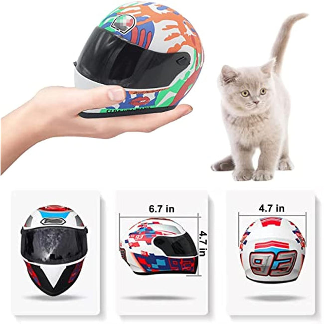 Pet Outdoor Mini Head Protecting Safe Helmet Hat dogz&cat