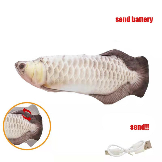 Rechargeable Battery Interactive Molar Cat Electric Fish Toy dogz&cat