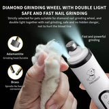 Electric Pet Nail Grinder LED Light Cat Dogs Nail Clippers USB Rechargeable Paws Nail Cutter Grooming Trimmer Pet Supplies dogzncat