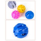 1Pcs  Plastic Hollow Out Interactive Dorakitten Cat Bell Ball Toys dogz&cat