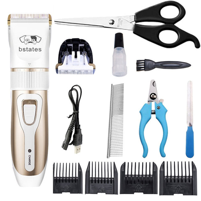 Dog Clipper Dog Hair Clippers Grooming  (Pet/Cat/Dog/Rabbit) Haircut Trimmer Shaver Set Pets Cordless Rechargeable Professional dogz&cat