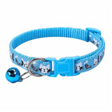 Colorful Pattern Cute Bell Adjustable Collars dogz&cat