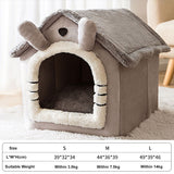 Foldable Dog House Kennel Bed Mat dogz&cat