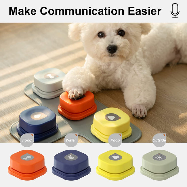 Interactive Toy Bell Ringer With Pad and Sticker  Toy dogz&cat