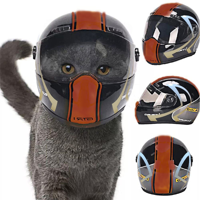 Pet Outdoor Mini Head Protecting Safe Helmet Hat dogz&cat