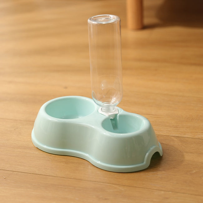 Dog  Automatic Drinker Feeding Bowl  With Water Bottle dogz&cat