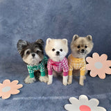 Winter Warm Grid Toast Cute Sweater for Dog dogz&cat