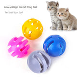 1Pcs  Plastic Hollow Out Interactive Dorakitten Cat Bell Ball Toys dogz&cat
