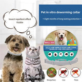 1Pc Pet Flea And Tick Collar For Dogs Cats Adjustable Prevention Pet Collar Pest Anti-mosquito Insect Repellent Puppy Supplies dogzncat