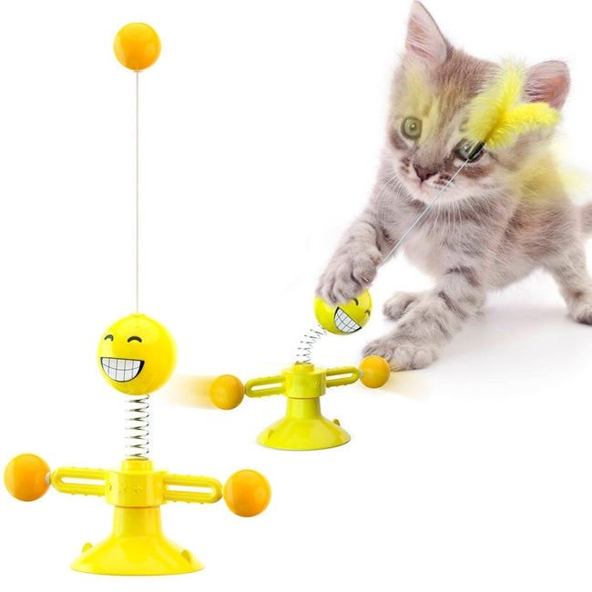 Portable Interactive  Turntable Puzzle Training  Cat Toy dogz&cat