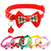 1pc Cat Bow Ties Candy Color Adjustable Bell Bowknot dogz&cat