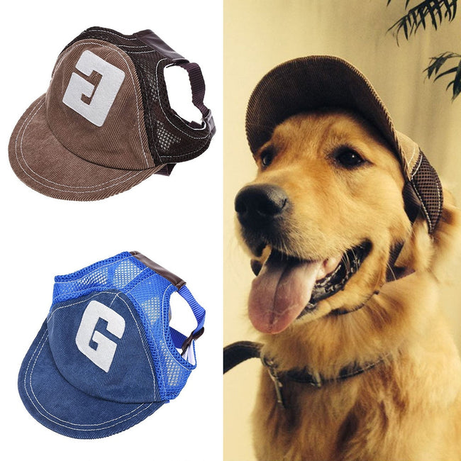 Adjustable Pet Sunscreen Hat Baseball Cap  with Ear Holes dogz&cat