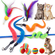 5-100Pc Interactive Cat Feather Toy dogz&cat