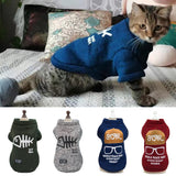Classic Style Cat Coat Warm Fleece Sweater dogz&cat