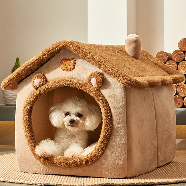 Foldable Dog House Kennel Bed Mat dogz&cat