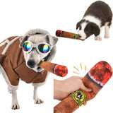 Fake Cigarettes Cigar Vocalize FunnyDog Plush Toy dogz&cat
