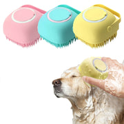 Soft Safety Silicone PetGrooming Shower Brush dogz&cat