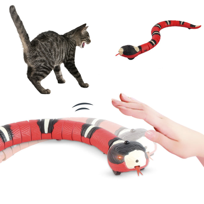 Smart Sensing Interactive Automatic Eletronic Snake  Kitten Toys dogz&cat