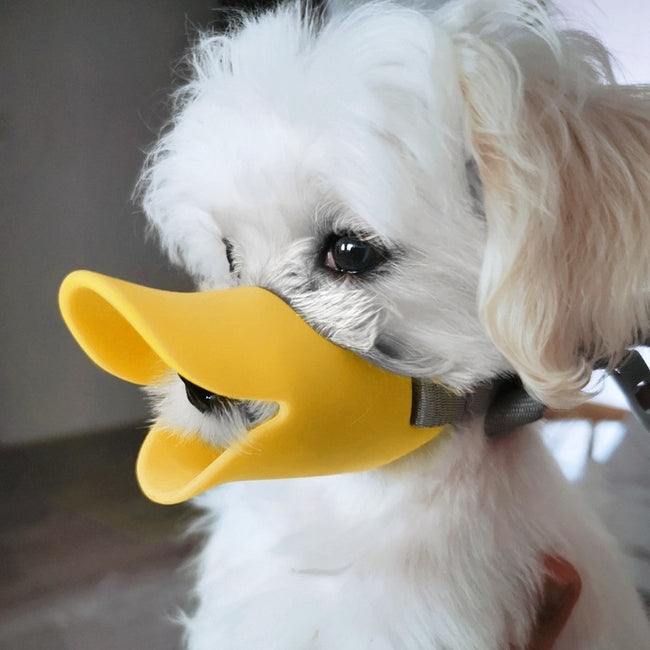 Anti Bite Stop Barking Silicone Duck Muzzle Mask for Pet dogz&cat