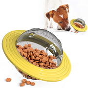 Flying Saucer Interactive Pet  Slow Leakage Food Ball dogz&cat