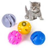 1Pcs  Plastic Hollow Out Interactive Dorakitten Cat Bell Ball Toys dogz&cat