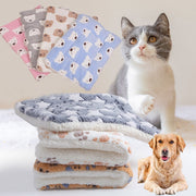 Soft  Thickened Flannel Pet Blanket Mat dogz&cat